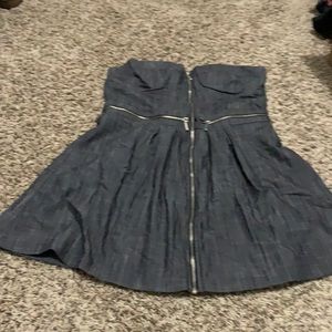 Size large strapless dress